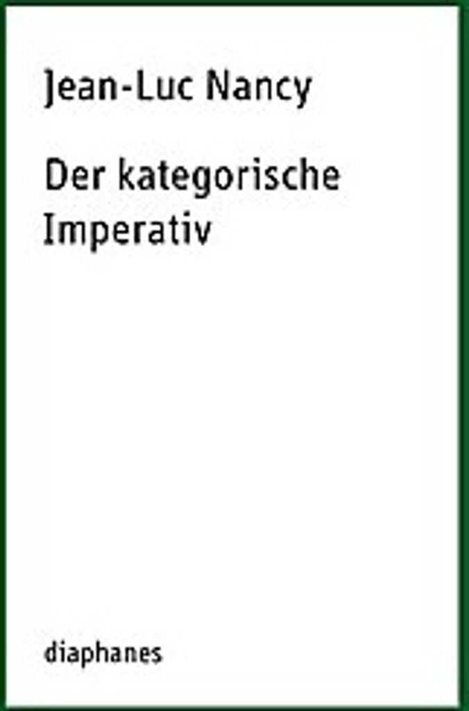 Der kategorische Imperativ