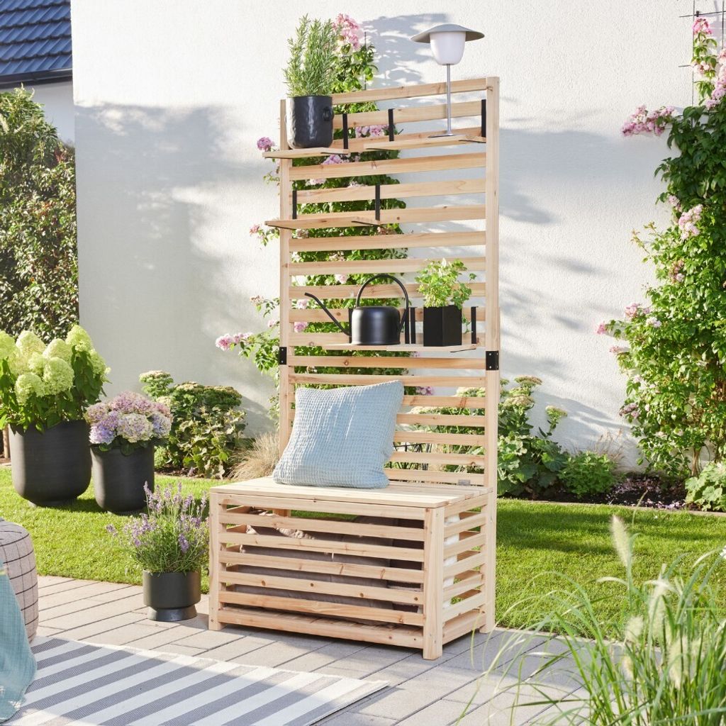 HOME DELUXE - Balkon-Sichtschutz - ORELIA - Maße 80 x 40 x Produktbild 