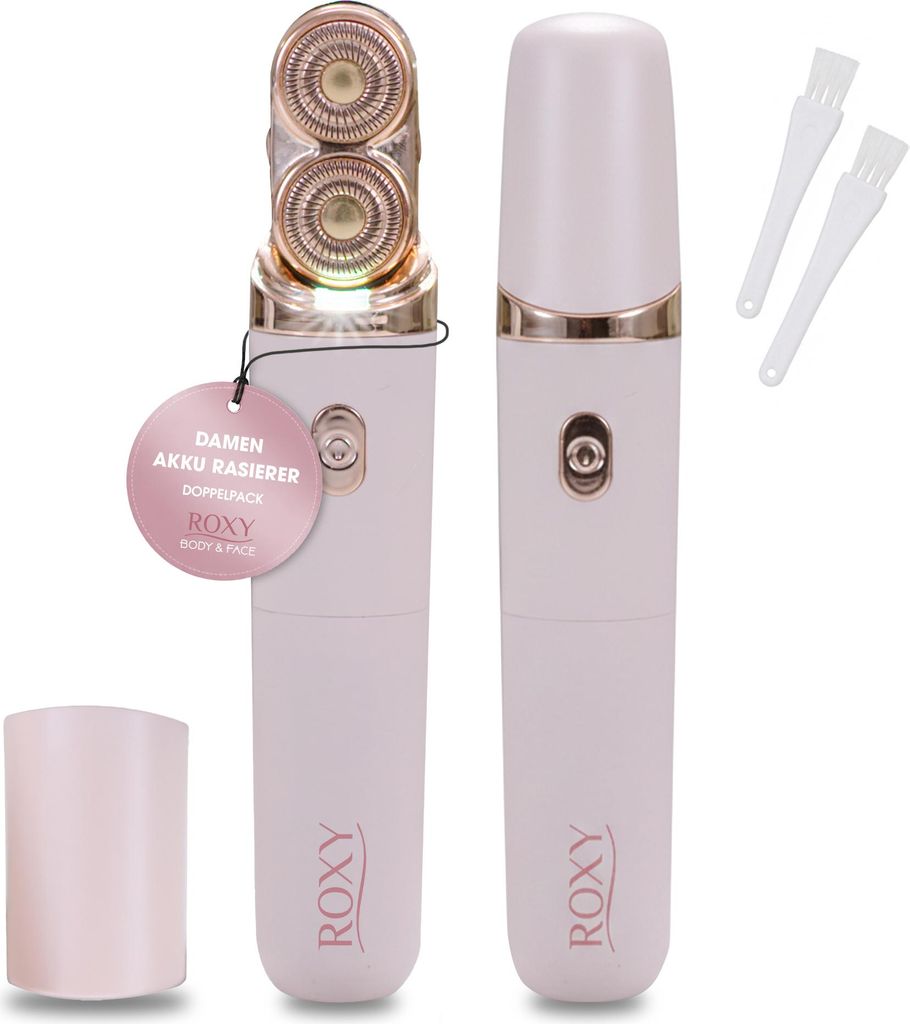 Roxy Body & Face - Velform Damen Akku Rasierer - 2 Stk. Produktbild 