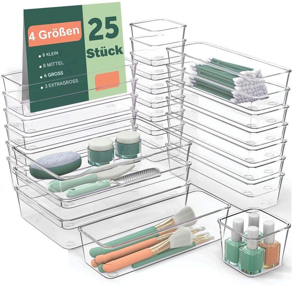 Schubladen Organizer Schminktisch Organizer Schreibtisch Organizer,schubladen organizer bad, schminktisch organizer für schublade 4 Größen,25 St