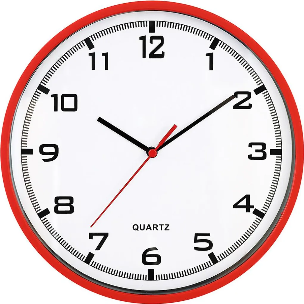 Grande horloge murale ronde Magit 25cm pour cuisine et salon