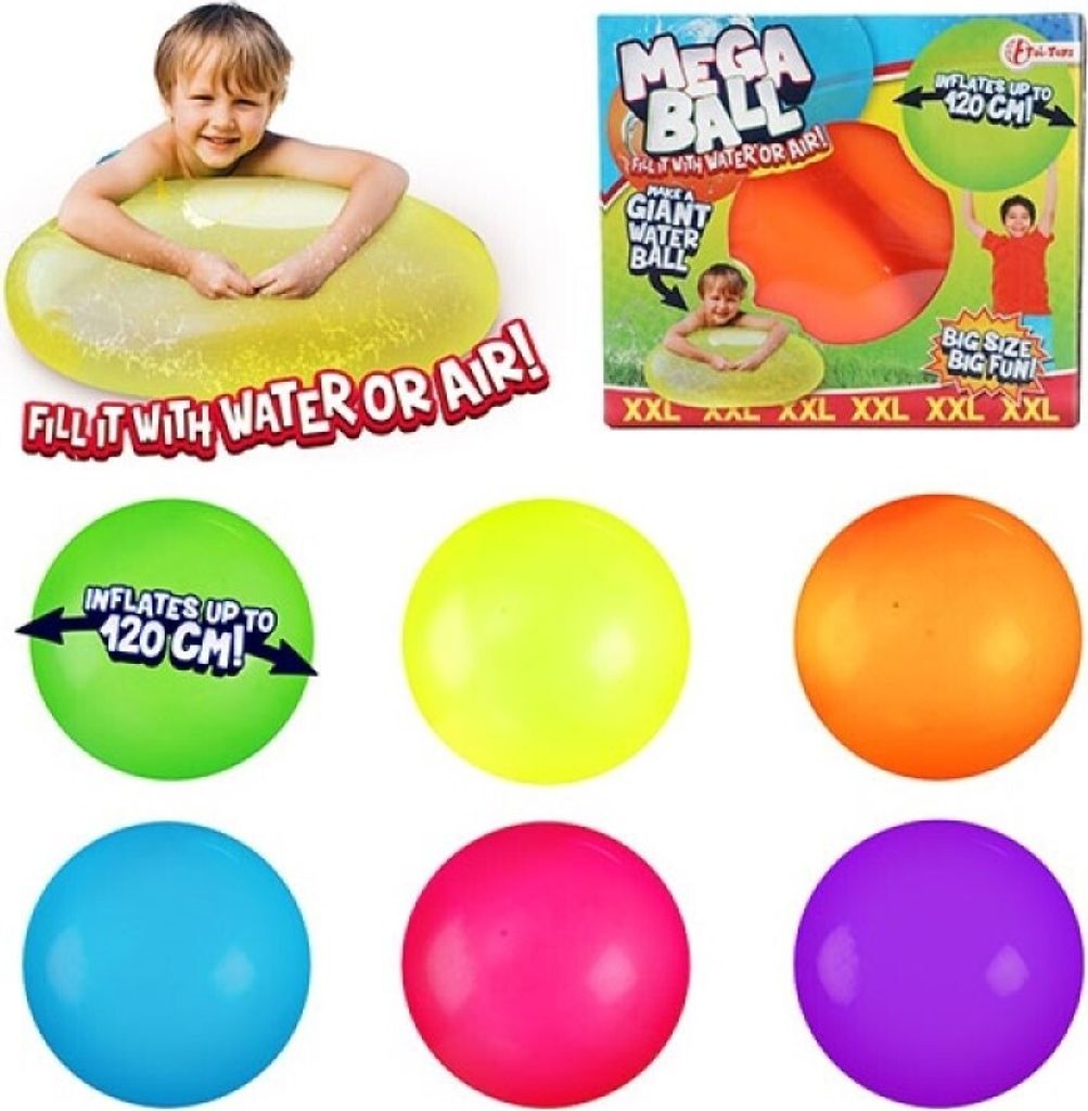 TOI-TOYS Mega-Kugel-Puffer gefüllt mit Luft oder Wasser, Produktbild 3
