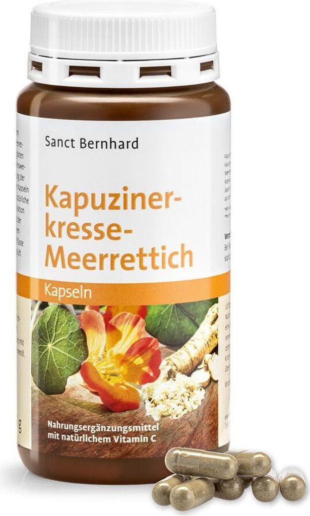 Sanct Bernhard Kapuzinerkresse-Merrettich - 180 Kapseln Produktbild 