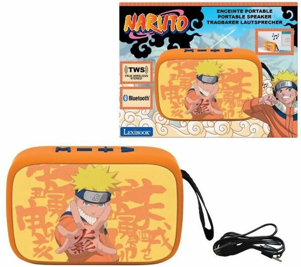 Enceinte Bluetooth Naruto Lexibook - Fini le son faible du mobile
