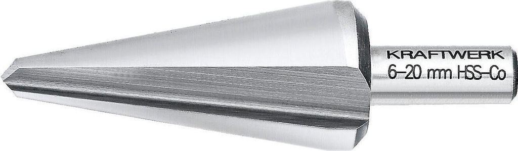 KRAFTWERK 18110, Bohrer, Blechkegelbohrer-Bit, 1,4 cm, 58 mm, Kobalt-Legierung Schnellstahl (HSS-Co), China
