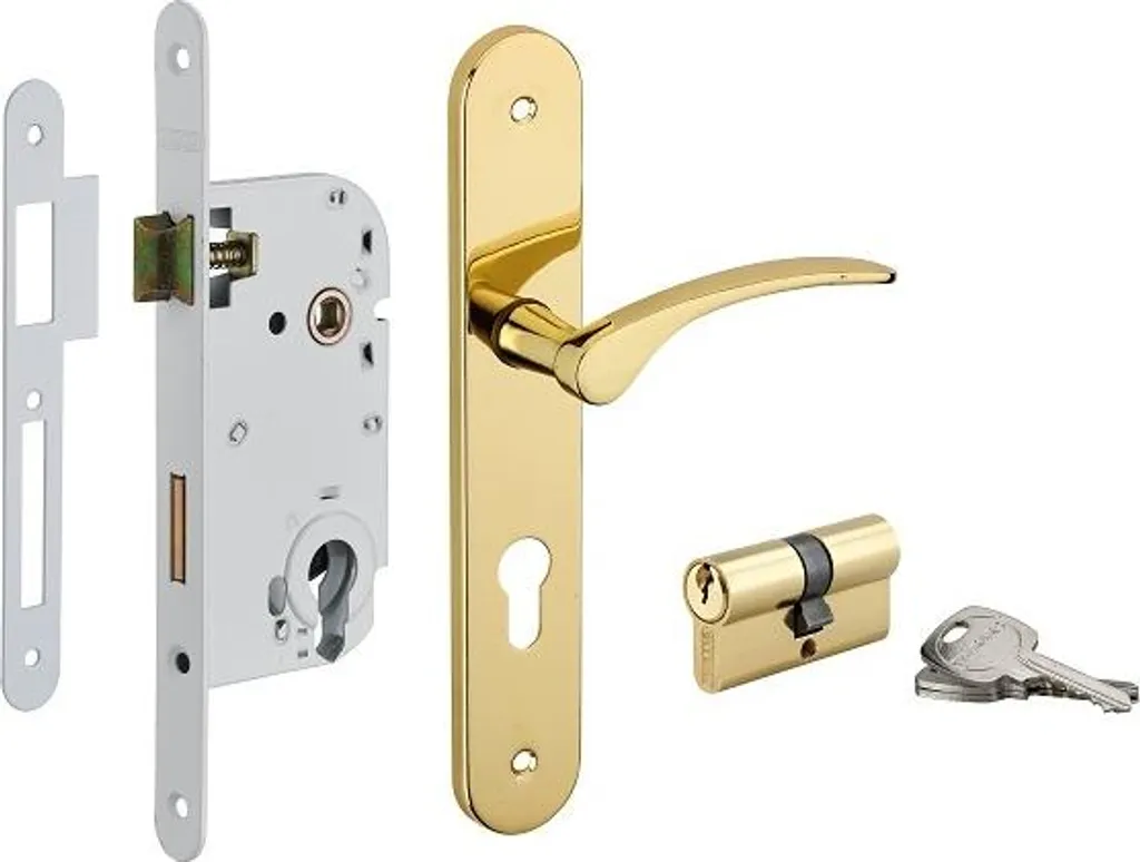 Serrure encastrable pour porte d'entrée Dionysos, pack complet THIRARD