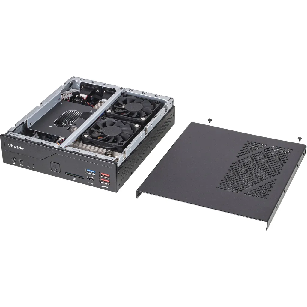Station de Travail Slim Shuttle DH610 Intel DDR4 pour Multitâche