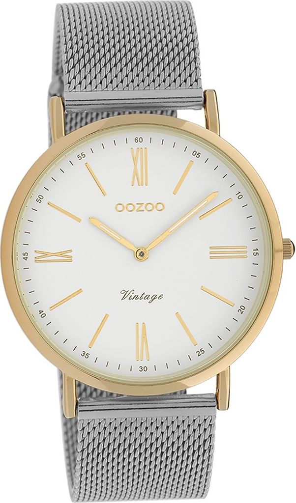 Oozoo Edelstahl Damen Uhr Analog Quarzuhr Armband silber Produktbild 