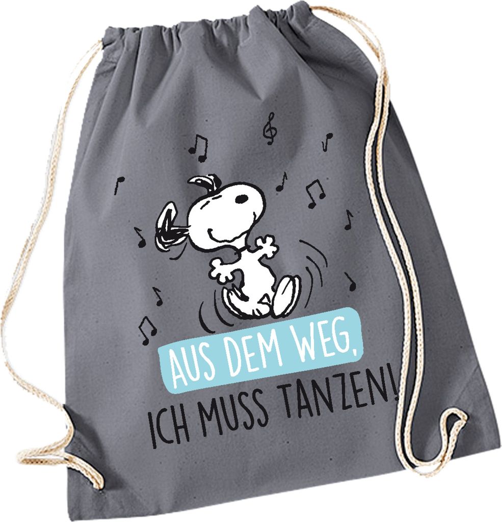 The Peanuts Turnbeutel Snoopy – Aus dem Weg, ich muss Produktbild 