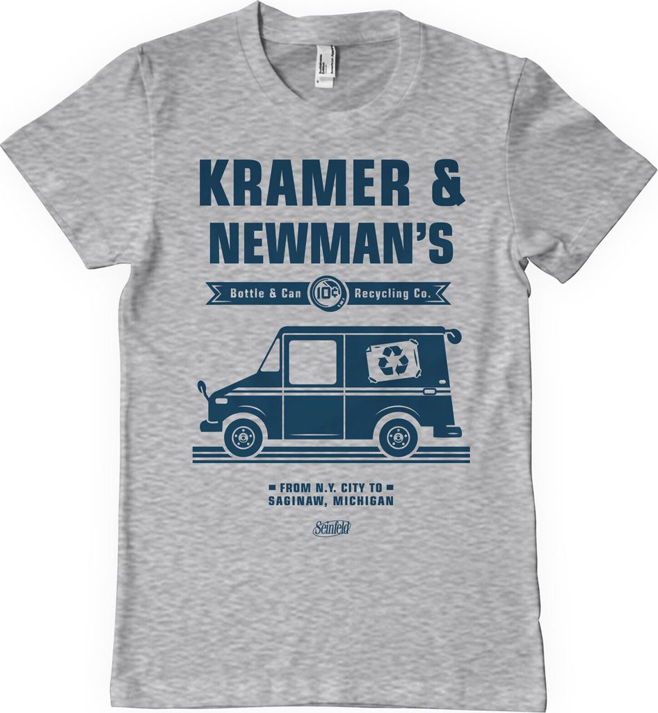 Kramer & Newman's Recycling Co T-Shirt - Medium - HeatherGrey