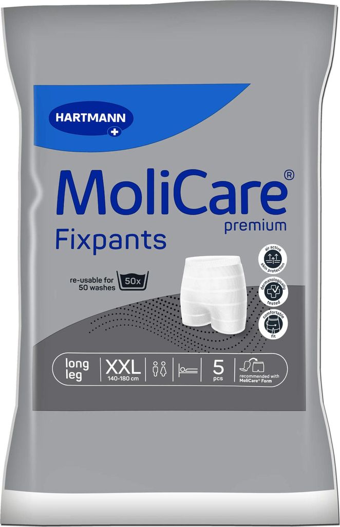MoliCare Premium Fixpants gamba lunga Gr. XXL, 5 St Immagine del prodotto 