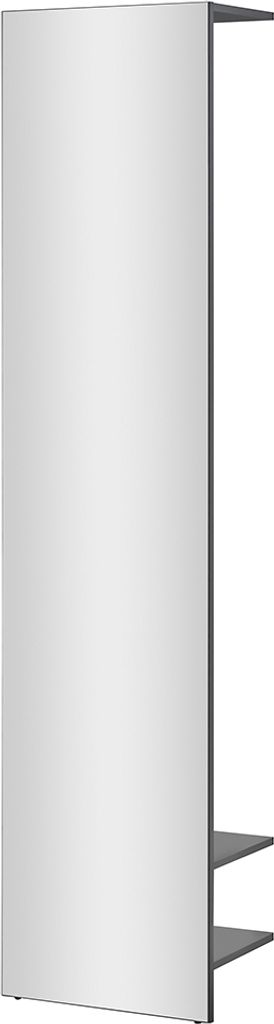 Garderobenpaneel mit Spiegel in anthrazit CRISP-61 Produktbild 