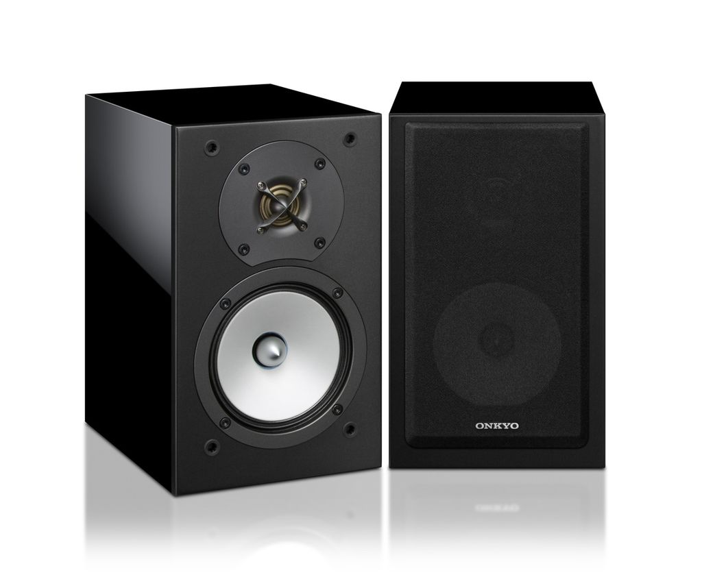 Onkyo D-175B Zweiwege-Bassreflex-Lautsprecher, schwarz