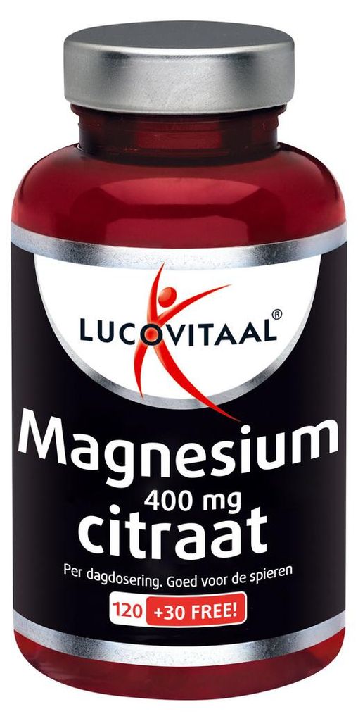 Lucovitaal Magnesium Citraat 400mg (150 tabletten) Productafbeelding 