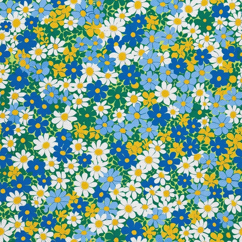 OUTDOOR DEKOSTOFFE OXFORD - Motiv Blumen I DX5500