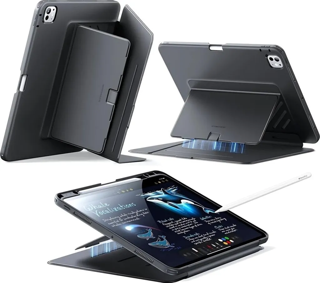 ESR Flip Hybrid Cover iPad Pro 11 2024 2025 Nero | Custodia Magnetica