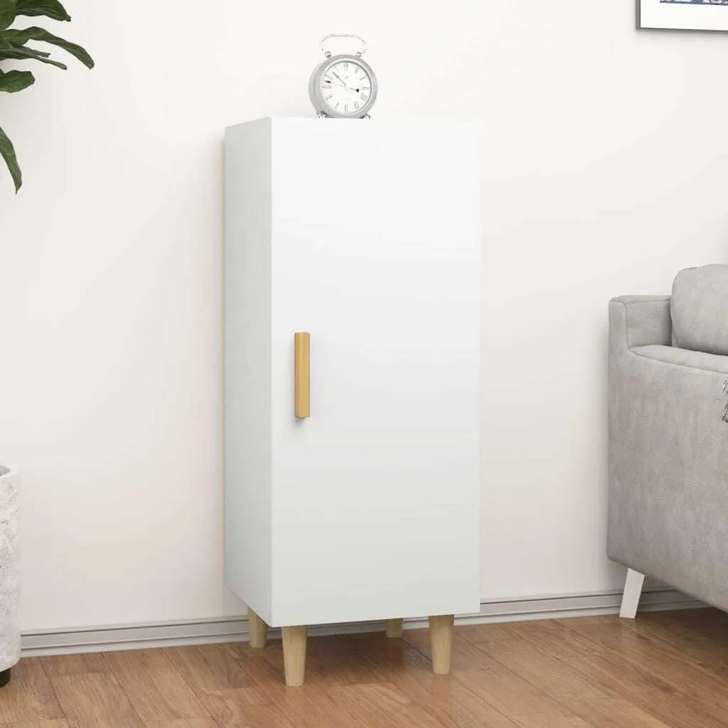 Credenza 34,5x34x90 cm Bianca The Living Store | Materiale Alta Qualità