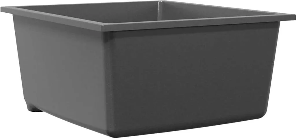 Évier de cuisine à encastrer Gris en Granit 38x44 cm pour petit bac