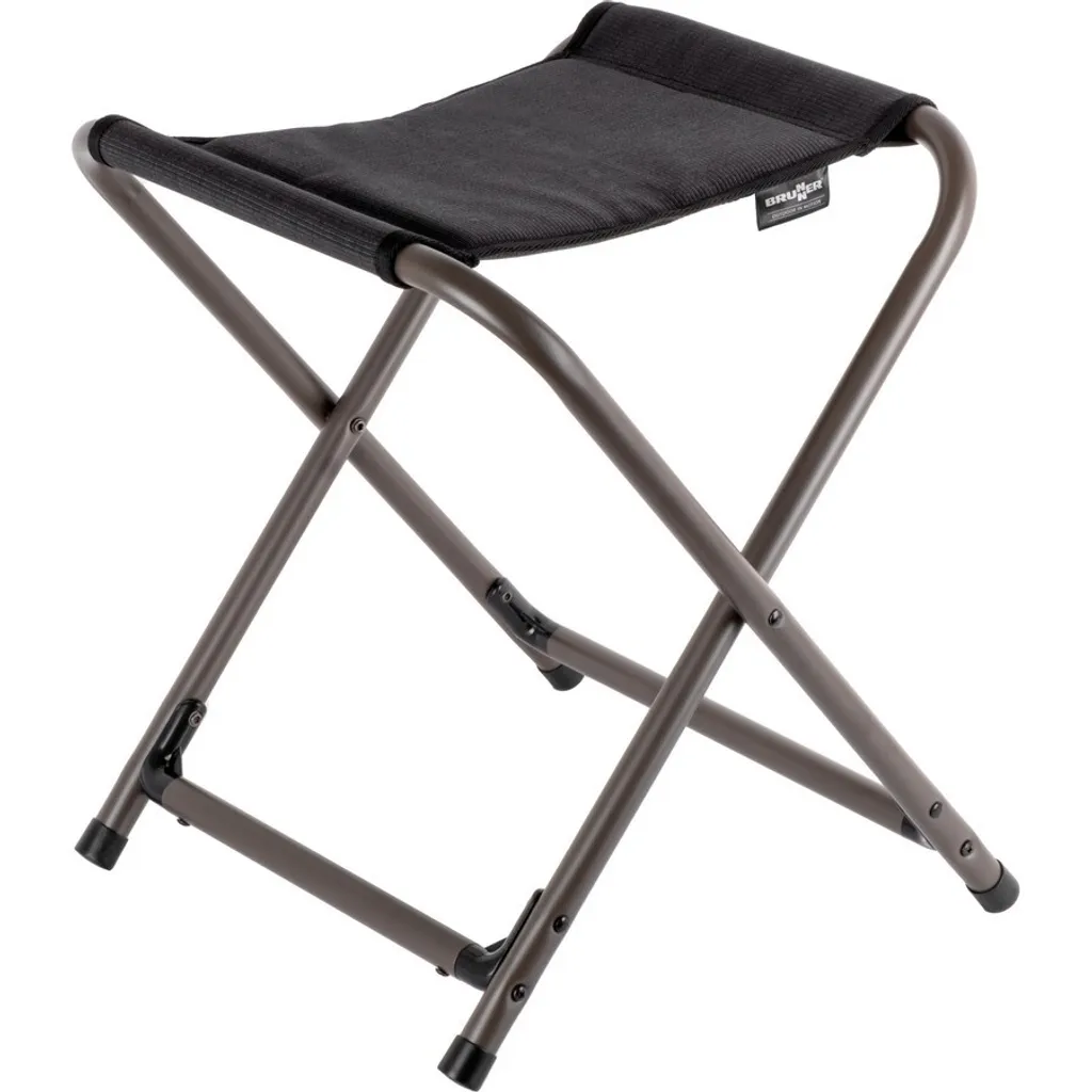 Brunner Phantom Stool Tabouret Pliant de Camping Gris Charge 90 kg