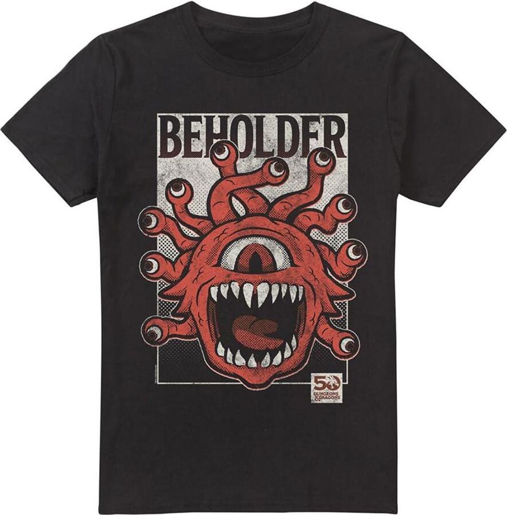 Dungeons & Dragons - T-Shirt für Herren - 50. TV4980 (XXL) (Schwarz)