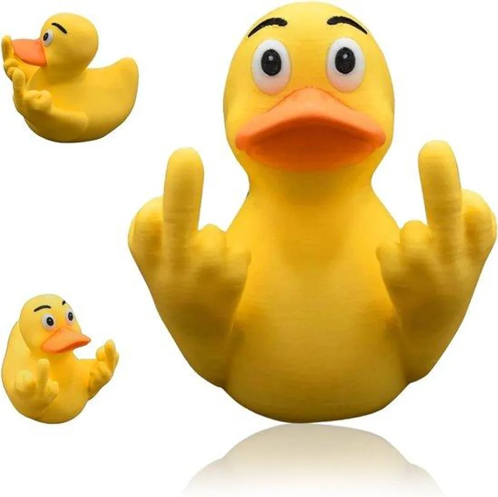 Déco salle de bain zen : Canard jaune en caoutchouc anti-moisissure