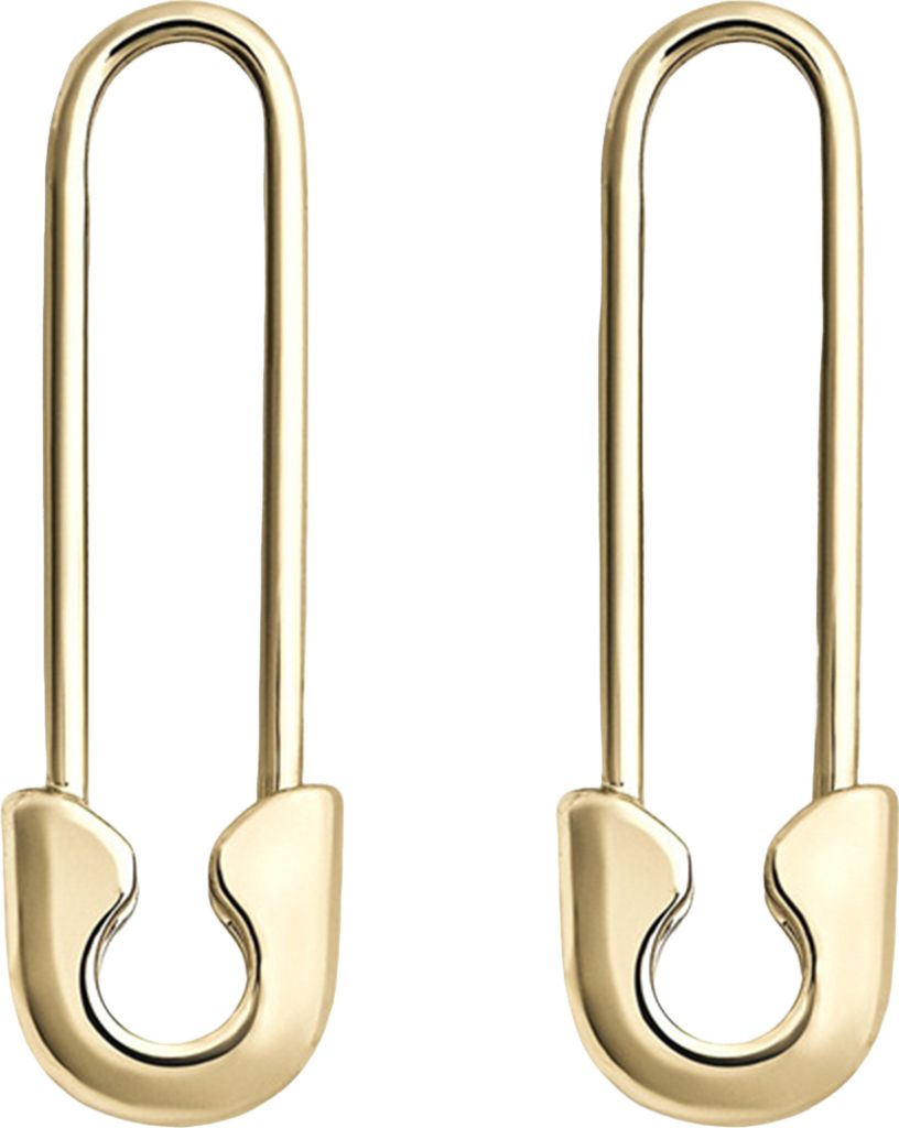 1 Paar Damen-Ohrringe, ausgehöhlte Stiftform, poliertes galvanisiertes Metall, leicht, für den Alltag, Festivals, Partys, Verabredungen, Ohrschmuck