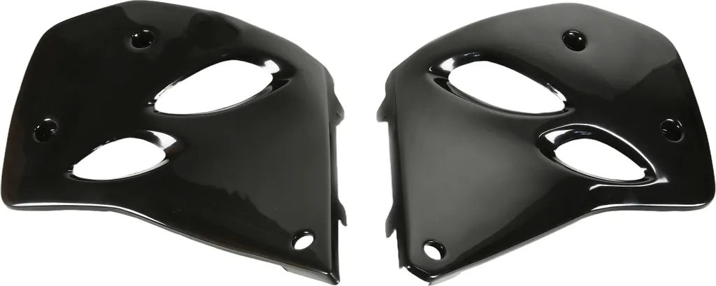 Cache-radiateur KTM en 2 parties Noir UFO pour 250-360 EXC / SX