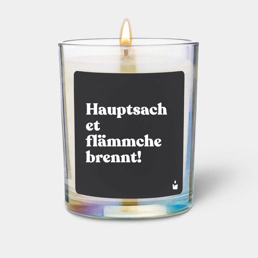 ChattyCandles Duftkerze Rainbow Woody Hauptsach et flämmche brennt!