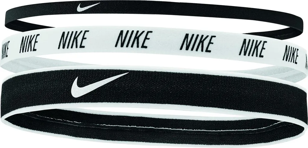 Nike Bandeau de Tennis et Running Large Noir 9318/72 pour Homme et Femme