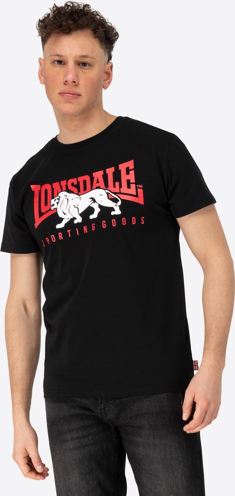 Lonsdale London T-Shirt Herren ERVAN schwarz S