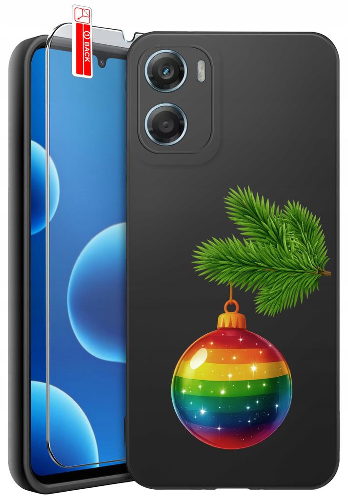 Hülle für Motorola G06 | G06 Power-Designs | Mattes Silikonetui + 9H-Glas