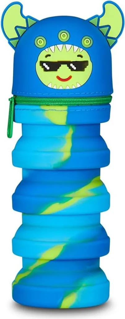 Trousse MITAMA Boom 63708-0294 Monstre Bleu : Étui Scolaire Stylé