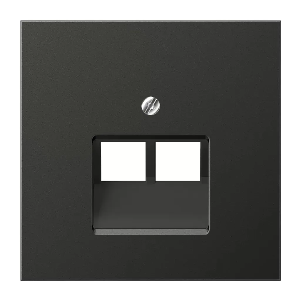 Enjoliveur Double Jung AL 2969-2 UA AN Anthracite pour Prise de Courant