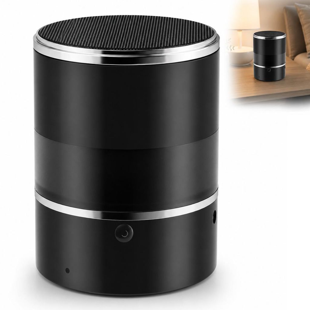 2-in-1 Bluetooth-Lautsprecher und Innenkamera, 1080P, 270° Produktbild 