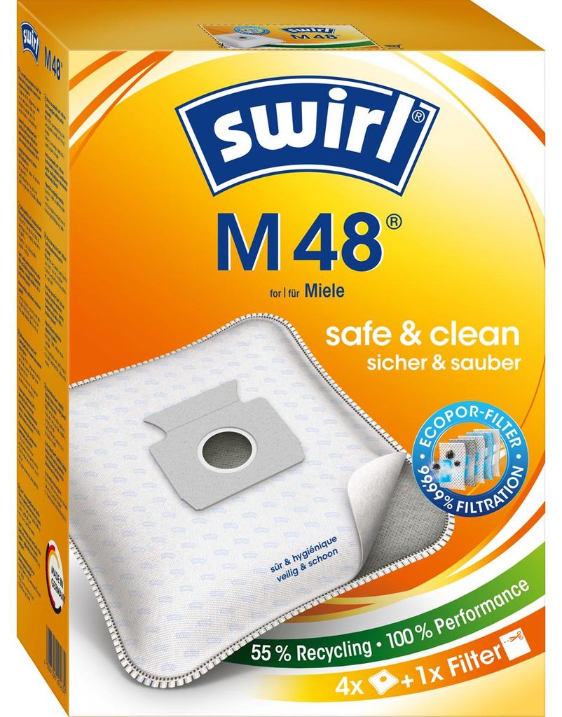 Swirl M 48, Niebieski, Biały, Żółty, 4 szt., 1 szt. Zdjęcie produktu 