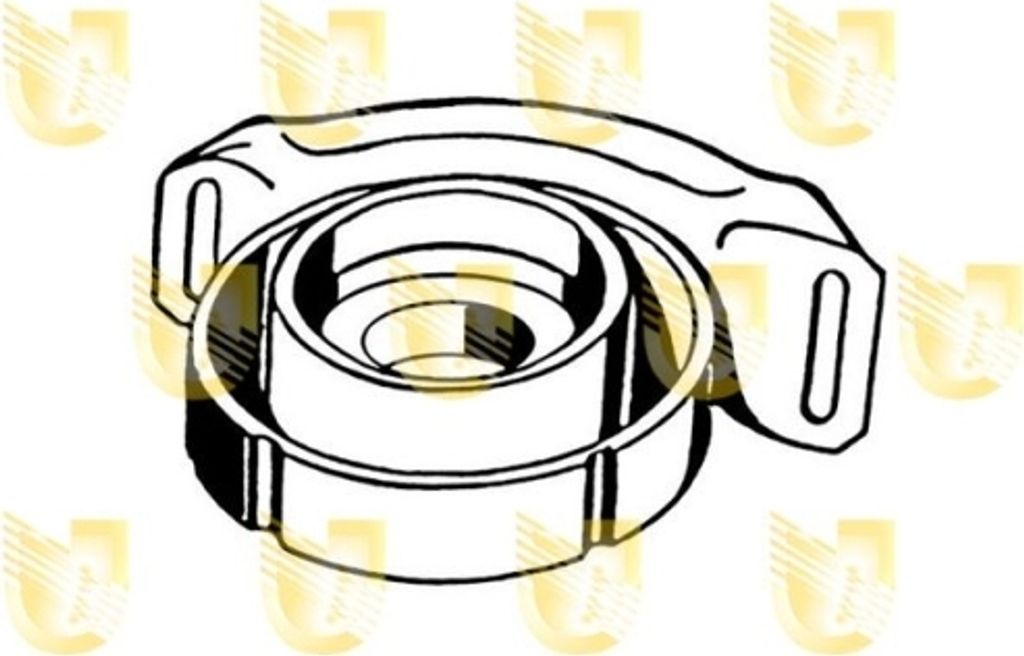 1 Lagerung, Gelenkwelle UNIGOM 381022 für MERCEDES-BENZ