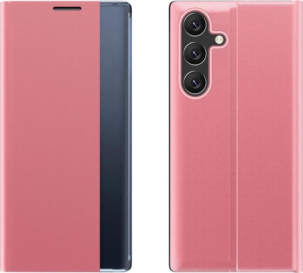 Neues Sleep Case mit Klappe und Standfunktion für Samsung Galaxy A36 - Pink