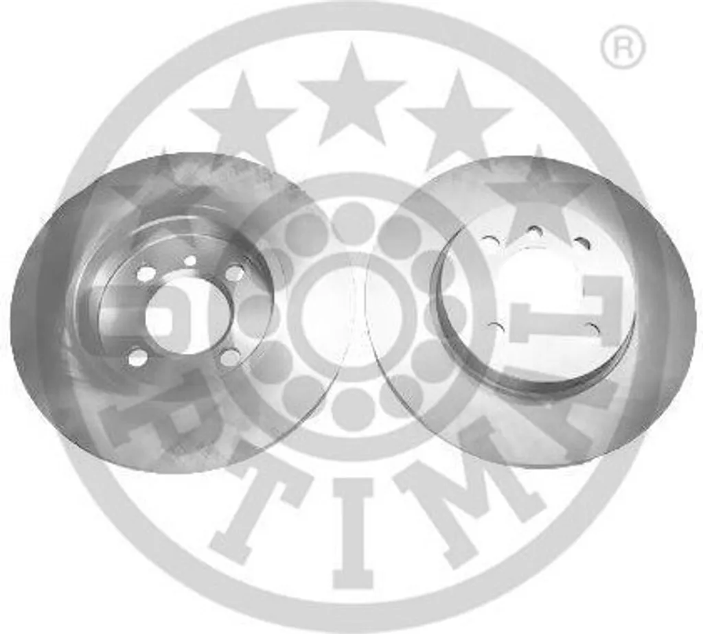 Stop aux vibrations : Disques de frein OPTIMAL BS-0580C pour BMW E30 2x