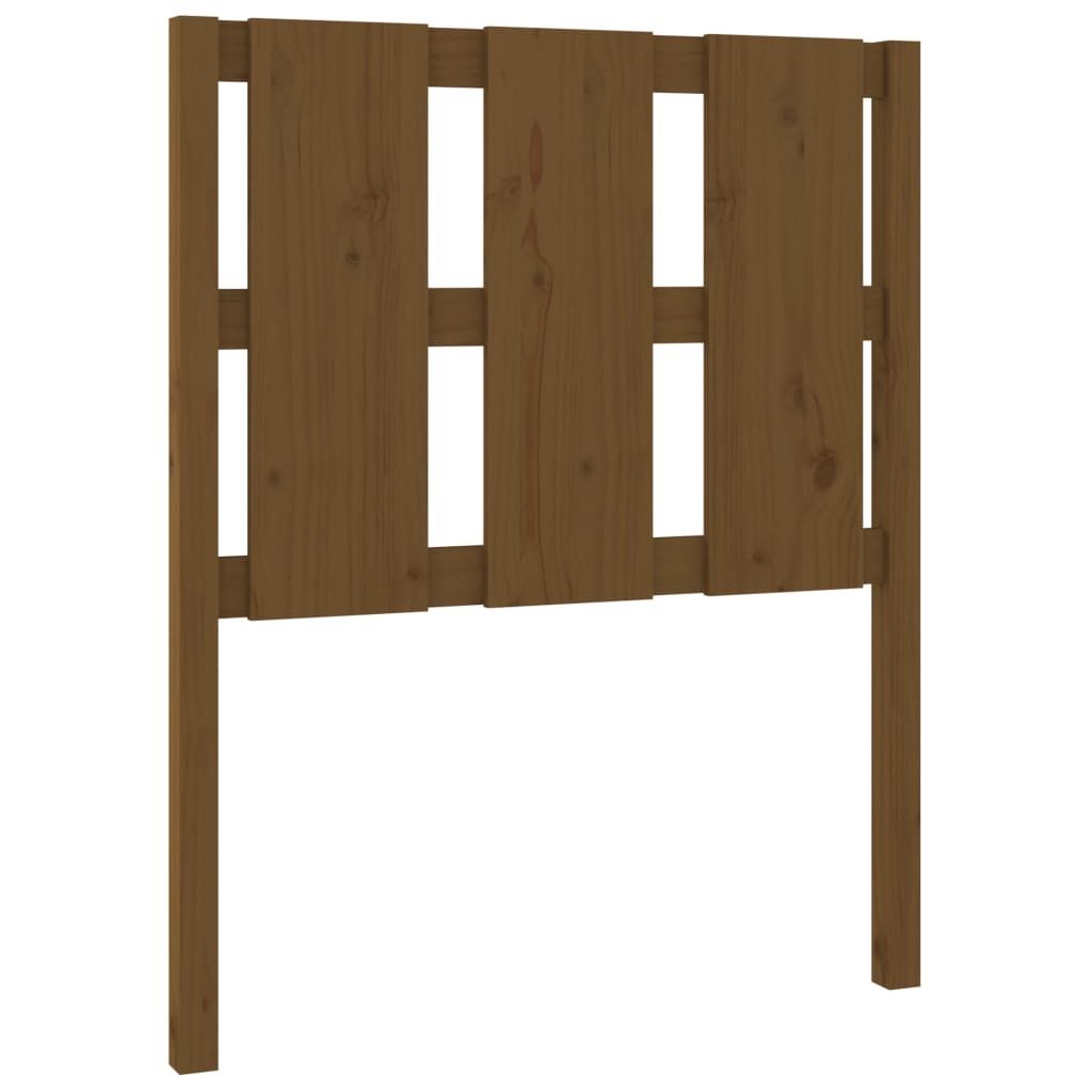 vidaXL Kopfteil Honigbraun 80,5x4x100 cm Massivholz Kiefer Produktbild 