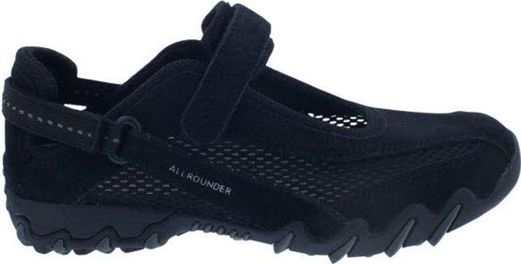 Allrounder Niro Sneaker, Klettverschluss, Black, C. Suede N Produktbild 