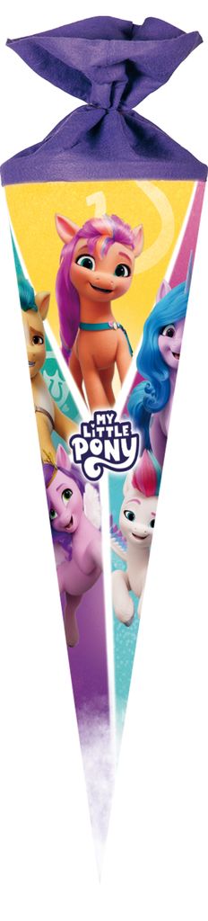Nestler Schultüte 70cm rund mit Filzverschluss Hasbro "My Produktbild 