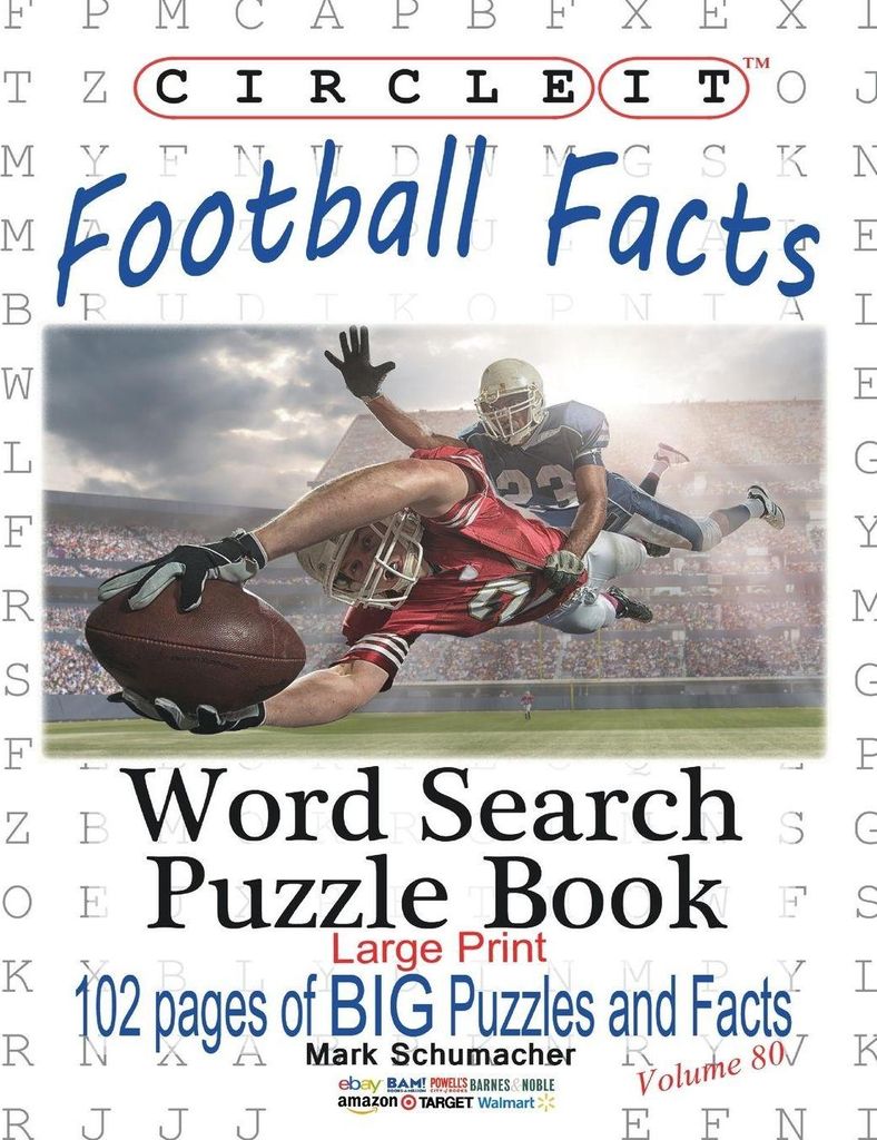 Circle It, Football Facts, Word Search, Puzzle Book