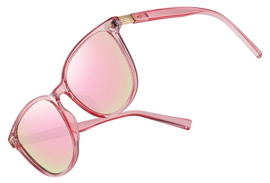 INF Polarisierte Oversize Sonnenbrille PC+TAC 15.4x13.1cm für Auto Rosa