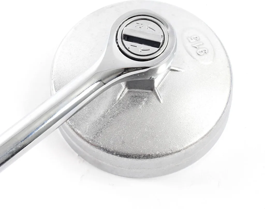 Yosoo Chiave Per Filtro Olio A Tappo 901 - Diametro Interno 65 Mm, 14 Scanalature - Attacco 1/2" - Per Smontaggio Alloggiamento Filtro - In Acciaio Inox