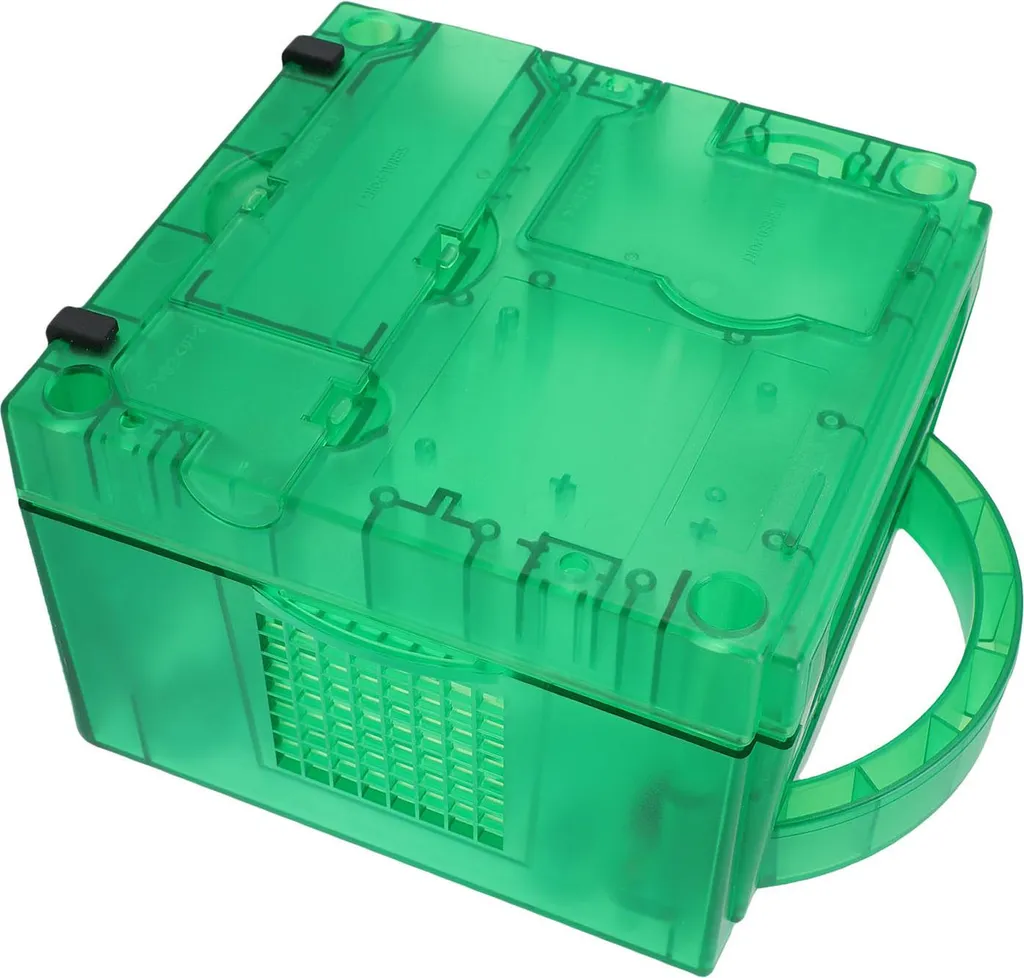 Coque GameCube verte transparente en ABS solide pour DOL-101 - 4