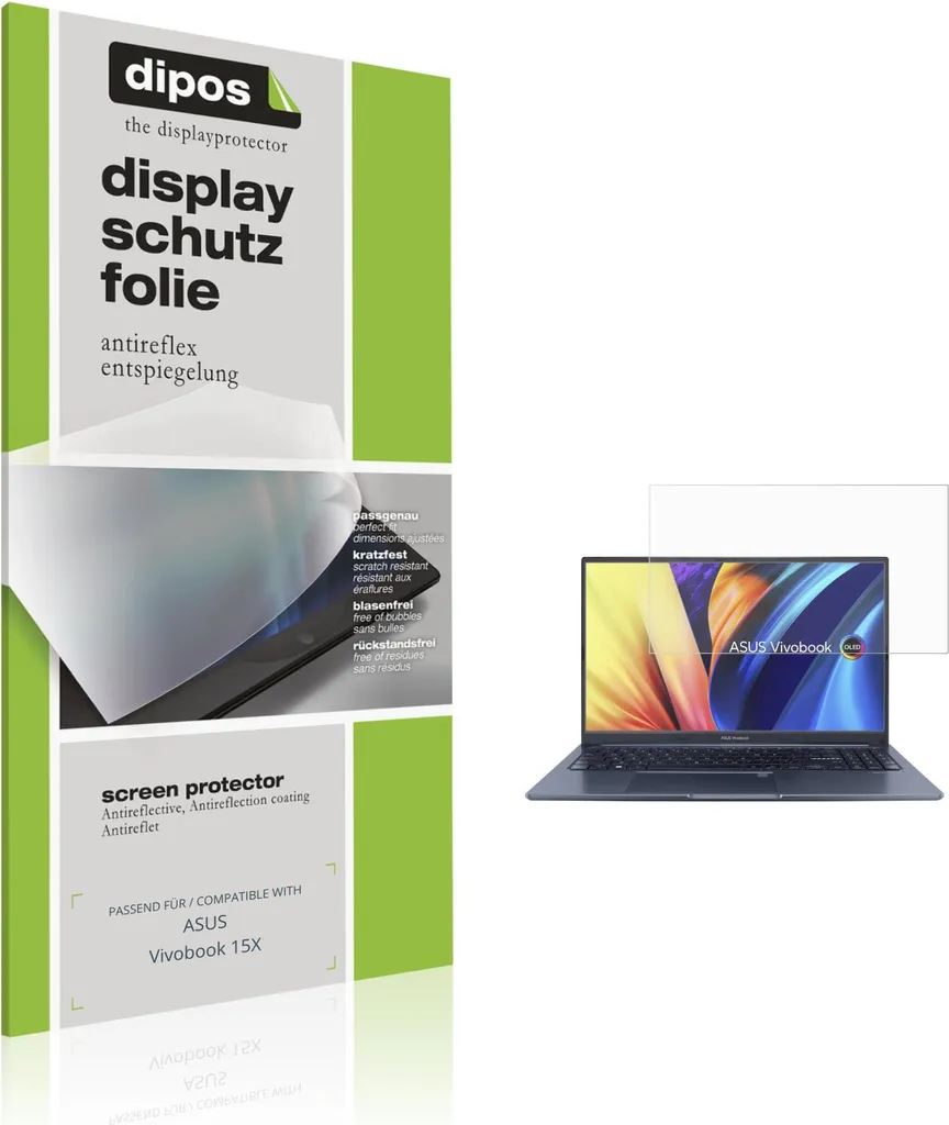 2 Pezzi Pellicola dipos Antiriflesso per ASUS Vivobook 15X - Wow!