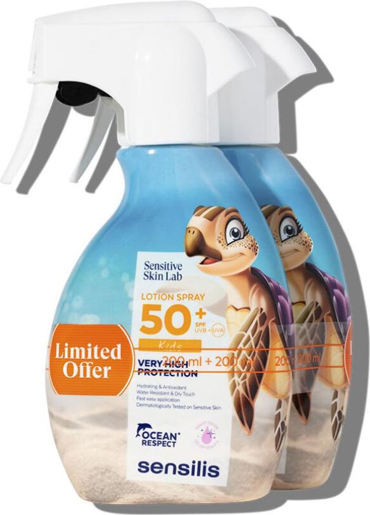 PEDIATRICS Sprü hlotion SPF50+ Packung 2 x 200 ml