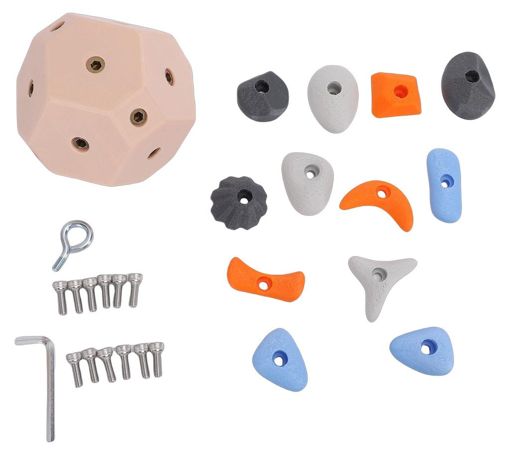 Handgefertigter Boulderblock, 3D-Kletterball, Fingergriff-Trainingsball, Kletterblock, Gymnastikball