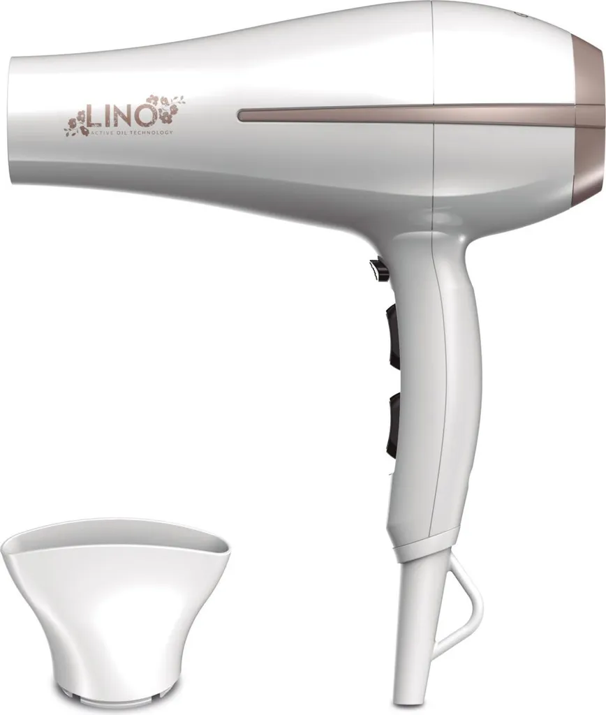 Sèche-cheveux GA.MA GH0820 blanc 2200W à moteur DC et technologie ionique