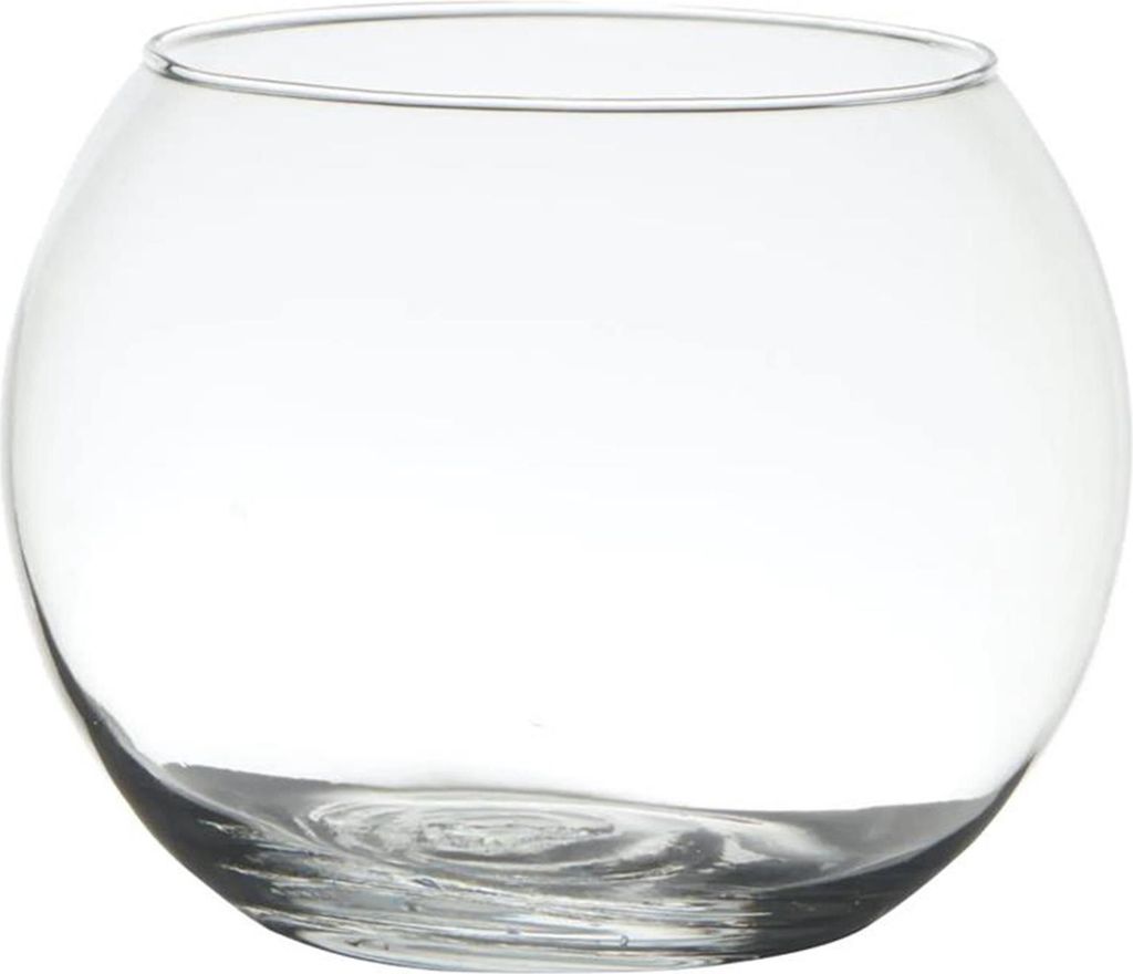 Hakbijl Glasblasen-Kugelvase ø16xh13cm